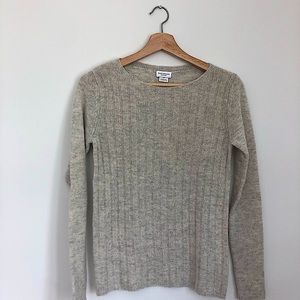 Club Monaco Grey Cashmere sweater.